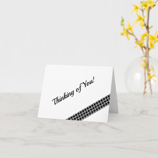 Classic Elegant Denken aan je Kaart (Gele Bloem)