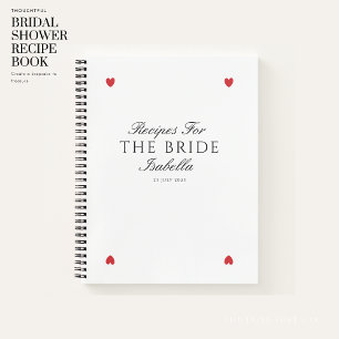 Classic Elegant Hearts Vrijgezellenfeest Cadeaurec Notitieboek