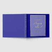 Classic Élégant Mariage Foil Livre d'invité (Complet)