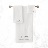 Classic Élégant Moderne Minimaliste Nom Monogramme