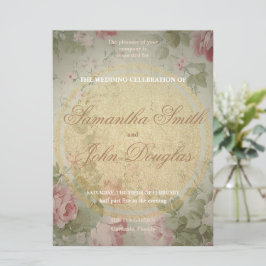 Classic Elegant  Roze Rozen Waterverf