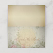 Classic Elegant Roze Rozen Waterverf (Buitenkant ongevouwen)