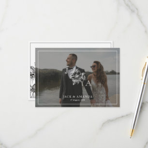 Classic Elegant Wedding Invitation Cartes RSVP