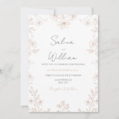 Classic Elegant Wedding Invitation | Timeless (Devant)