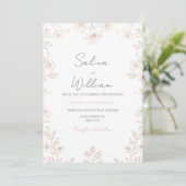 Classic Elegant Wedding Invitation | Timeless (Debout devant)