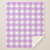 Classic En vichy Vérifier Plaid Motif Lilac (Devant)