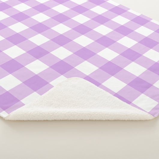 Classic En vichy Vérifier Plaid Motif Lilac (3/4)