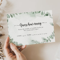 Classic Eucalyptus Devinez Combien De Carte De Jeu