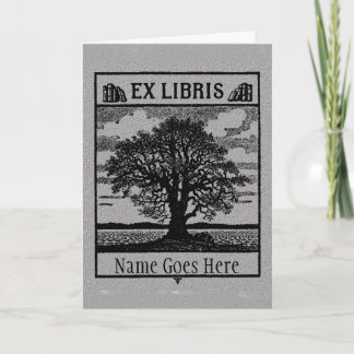 Classic ex libris Kaart - Blanco of Bericht