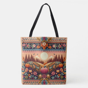 Classic Fair Isle Herfst/Herfst Draagtas