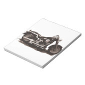 Classic Fat Boy-motorfiets Notitieblok (Gedraaid)