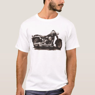 Classic Fat Boy-motorfiets T-shirt
