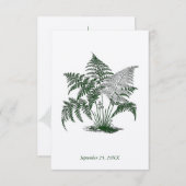 Classic Ferns RSVP Antwoord (Voorkant / Achterkant)