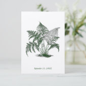 Classic Ferns RSVP Antwoord (Staand voorkant)