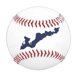 Classic Fishers Island Logo Baseball - Blauw