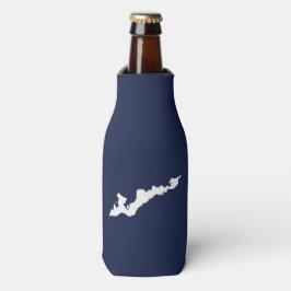 Classic Fishers Island Logo Cooler - Navy/White