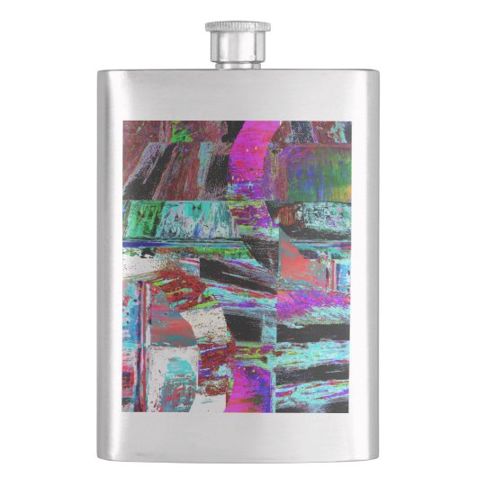 Classic Flask – Neon Pulse Flacon (Voorkant)