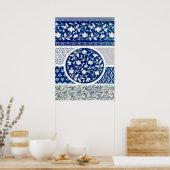 Classic Floral Ornament Print (Keuken)