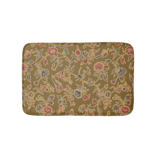 Classic Flower Chintz  zacht bloemontwerp Badmat (Voorkant)