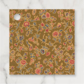 Classic Flower Chintz zacht bloemontwerp Bedankjes Labels (Voorkant)