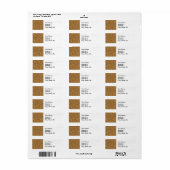 Classic Flower Chintz  zacht bloemontwerp Etiket (Full Sheet)