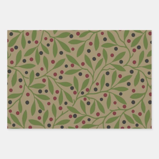 Classic Flower Chintz  zacht bloemontwerp Inpakpapier Vel (Voorkant 2)