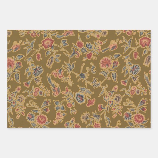 Classic Flower Chintz  zacht bloemontwerp Inpakpapier Vel (Voorkant)