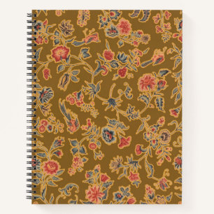 Classic Flower Chintz  zacht bloemontwerp Notitieboek