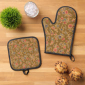 Classic Flower Chintz  zacht bloemontwerp Ovenwant & Pannenlap Set (Top down)