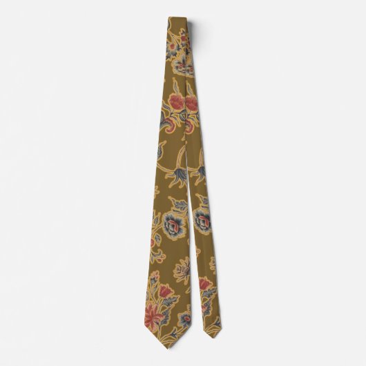 Classic Flower Chintz  zacht bloemontwerp Stropdas (Voorkant)
