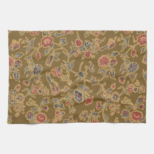 Classic Flower Chintz  zacht bloemontwerp Theedoek (Horizontaal)