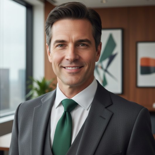 Classic Forest Green Solid Stropdas