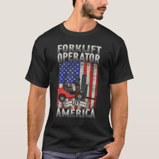 Classic Forklifter Cool Construction Worker Forkli T-shirt