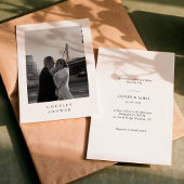 Classic Formal Couples Wedding Shower Invitation