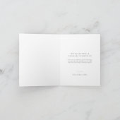 Classic Formal Wedding Photo Folded Invitation (Intérieur)