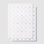 Classic Formal Wedding Photo Invitation (Décalage (Invitation))