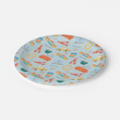 Classic FRIENDS™ Icons Pattern Papieren Bordje (Gekanteld)