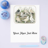 Classic Frill Pigeons Satinettes Flyer (Enkel)