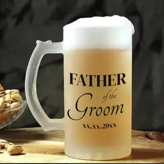 Classic Fully Customizable Wedding Beer Mug