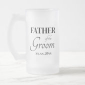 Classic Fully Customizable Wedding Beer Mug Matglas Bierpul (Links)
