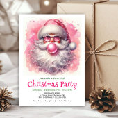 Classic Funny Santa With Sunglasses Christmas Kaart