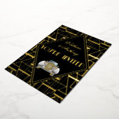 Classic Gatsby Deco Faire-part de mariage (Rotation)