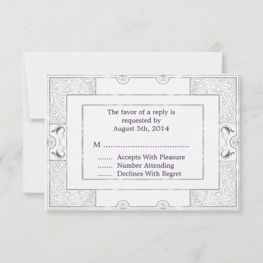  Classic Gatsby Style nieuwe RSVP Manuela (Achterkant)