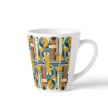 Classic Geometrisch ontwerp Mok, 11 oz