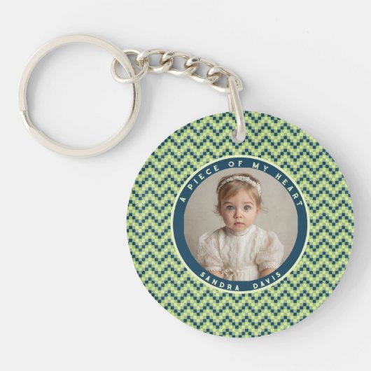 Classic Gifts For Him Stripe Pattern Sleutelhanger (Voorkant)