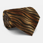 Classic Gifts For Men Tiger Skin Stropdas (Opgerold)