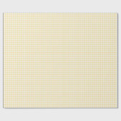 Classic Gingham Canary Yellow Cadeaupapier (Vlak)