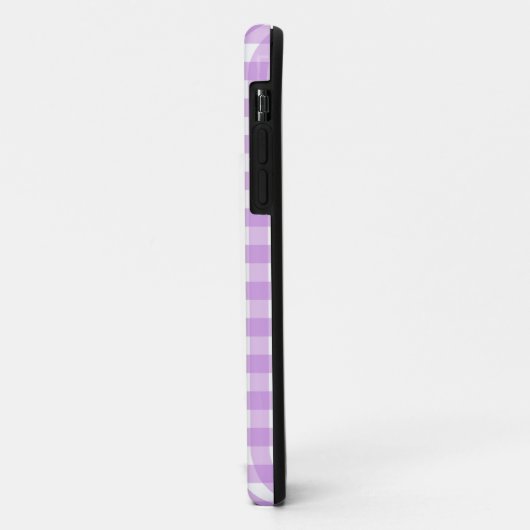 Classic Gingham Check Pset Patroon Lila Case-Mate iPhone Case (Achterkant/links)