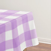 Classic Gingham Check Pset Patroon Lila Tafelkleed (Voorbeeld)