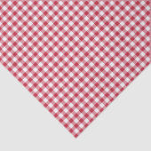 Classic Gingham Cherry Red Tissuepapier (Detail)